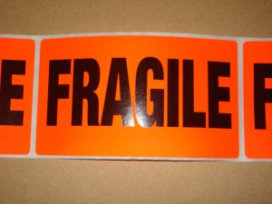 Fragile Labels 10 Pack