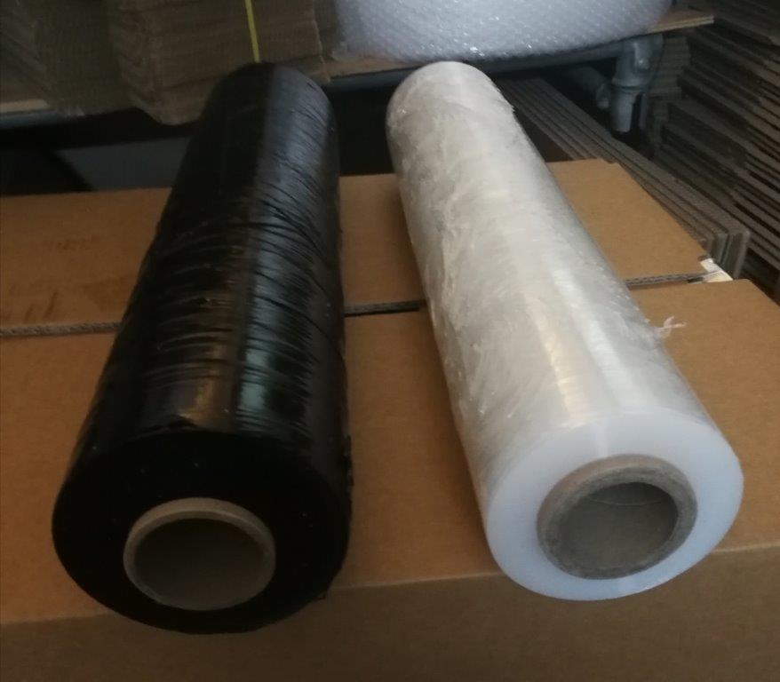 Shrink Wrap Black and Clear